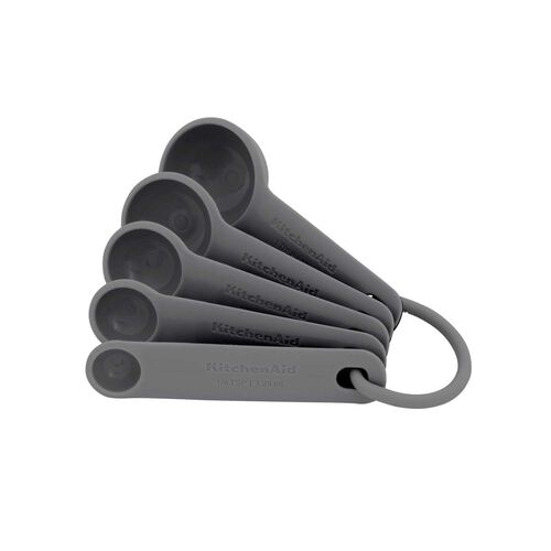 KitchenAid Measuring Spoons Set of Five Charcoal Grey